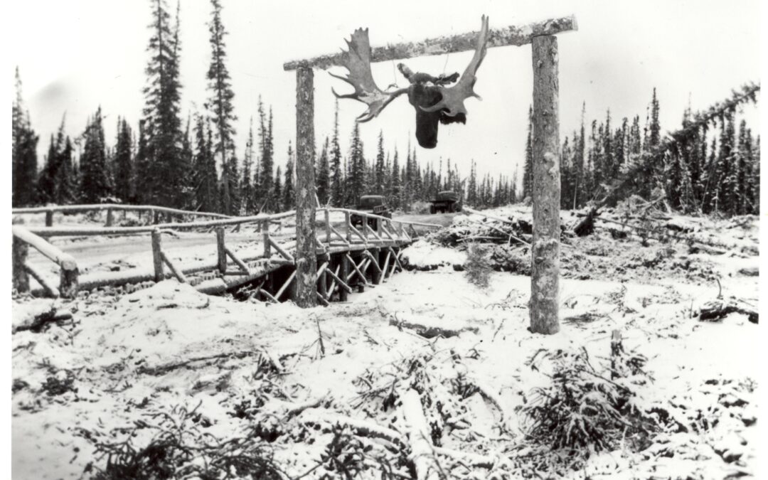 Alaska hwy bridge 1940's